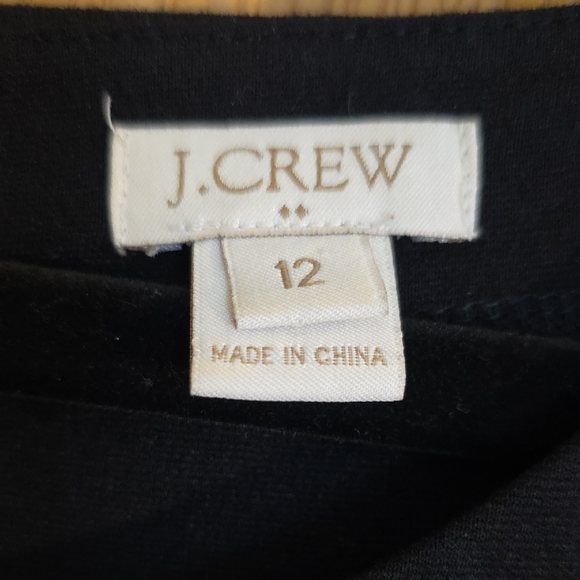 J. Crew‎ Classic Black Mini Dress - Picture 2 of 4